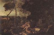Nicolas Poussin Landscape with St.Jerome USA oil painting artist